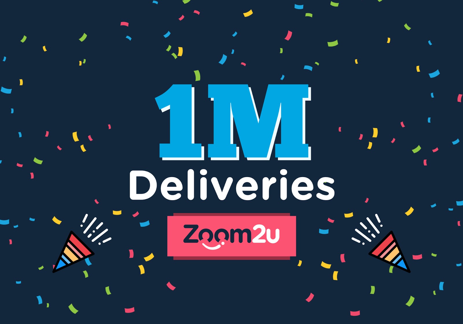 We hit one million deliveries!