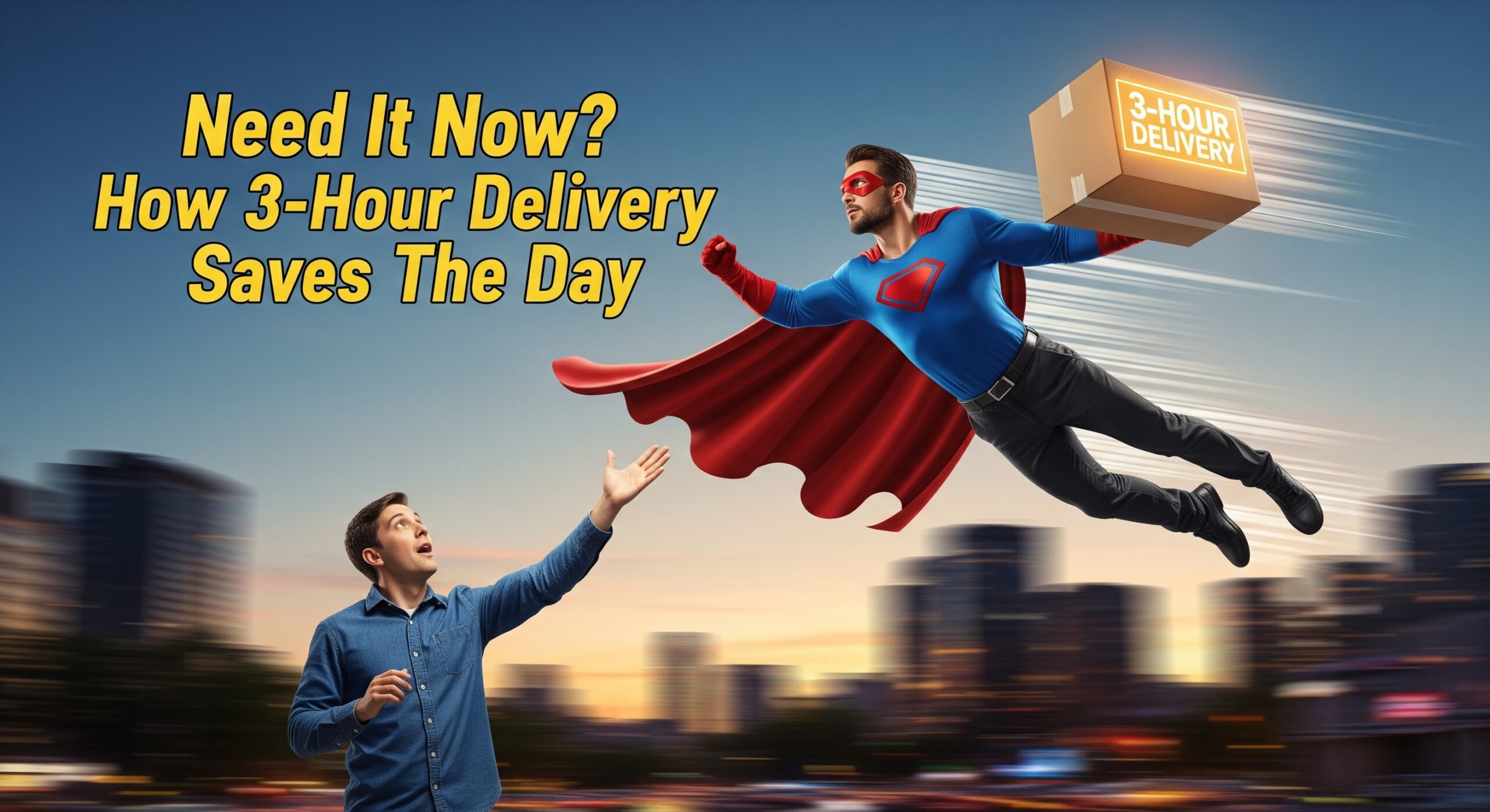 Need It Now? How 3-Hour Delivery Saves The Day