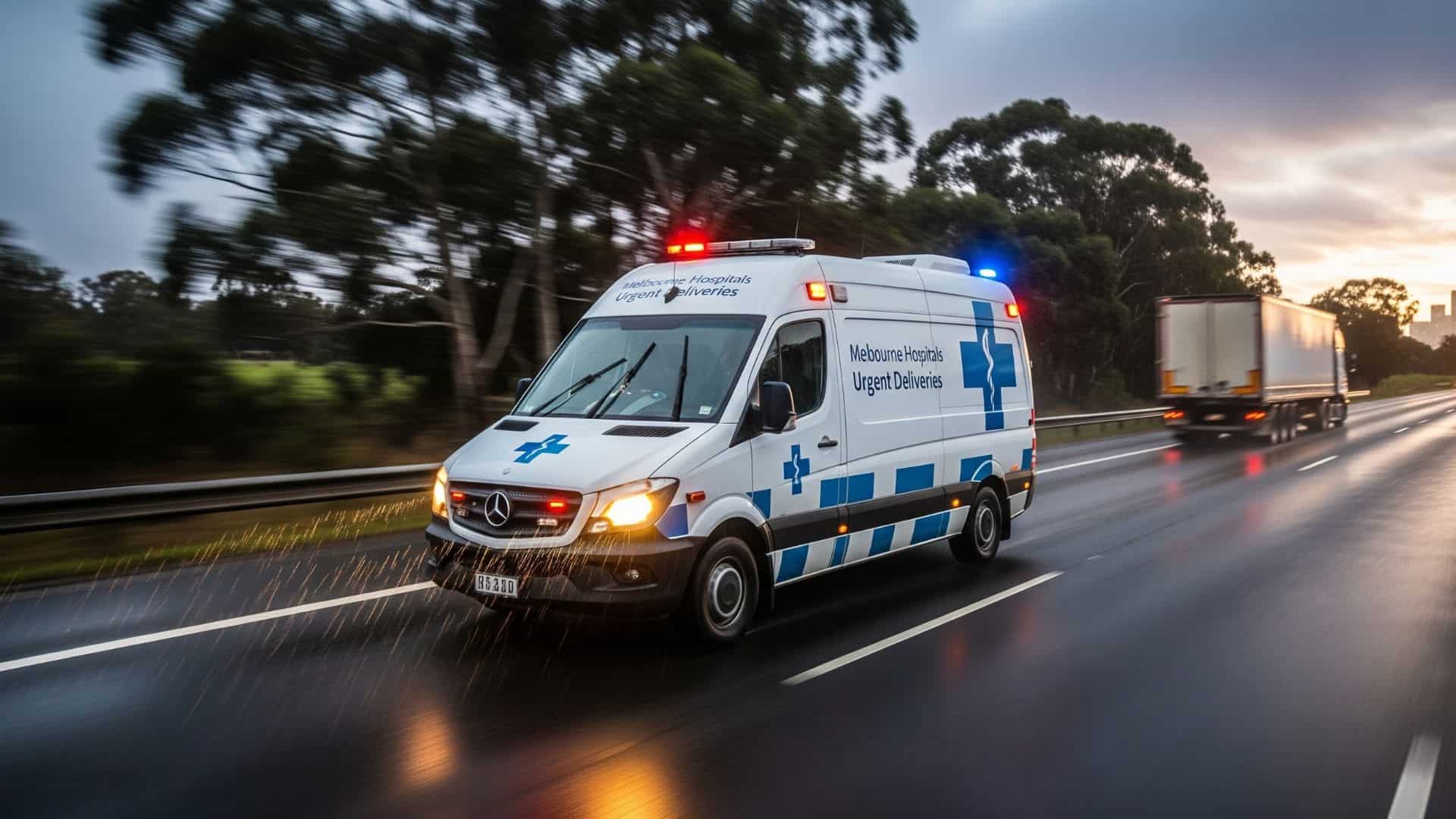 When Melbourne Hospitals Needed Urgent Interstate Courier Deliveries